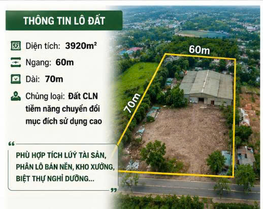 Đất Mặt Tiền Nhị Bình 15, Hóc Môn 3920m2, Bán Gấp Chỉ 33.3 Tỷ.