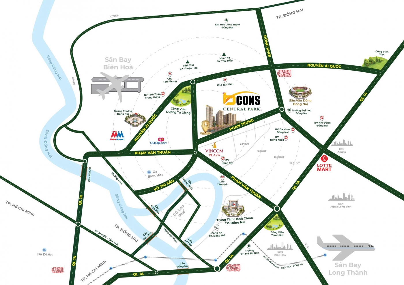 BCONS CENTRAL PARK – VỊ TRÍ KẾT NỐI, KHÔNG GIAN SỐNG GIỮA BIÊN HÒA