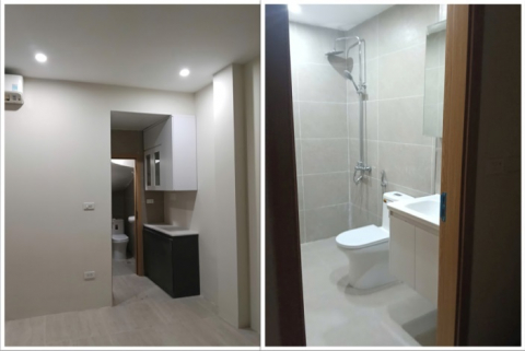 Chính chủ cho thuê tầng 1 và 2 nhà mới xây phố Cát Linh, Đống Đa, gần ga tàu điện Cát Linh.