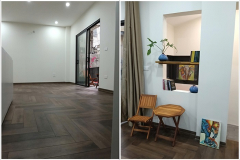 Chính chủ cho thuê tầng 1 và 2 nhà mới xây phố Cát Linh, Đống Đa, gần ga tàu điện Cát Linh.