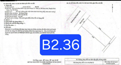 🔴💥Bán đất đường 7,5m - Dự án Golden hills city